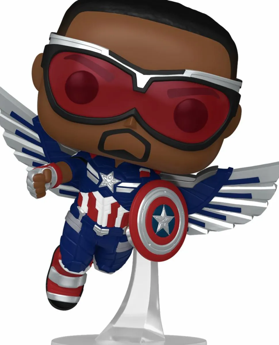 Captain America: Brave New World - Captain America (Sam Wilson) Flying Pop! Vinyl Figure (Popcultcha Exclusive)
