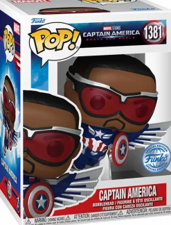 Captain America: Brave New World - Captain America Mystery Box (Includes Sam Wilson & 3 Exclusive Pop! Vinyl Figures)