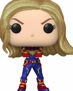 Captain Marvel (2019) - Captain Marvel Diamond Glitter Pop! Vinyl Figure & T-Shirt Box Set
