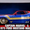 Captain Marvel - 1973 Ford Mustang Mach 1 1/24th Scale Die-Cast Vehicle