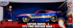 Captain Marvel - 1973 Ford Mustang Mach 1 1/24th Scale Die-Cast Vehicle