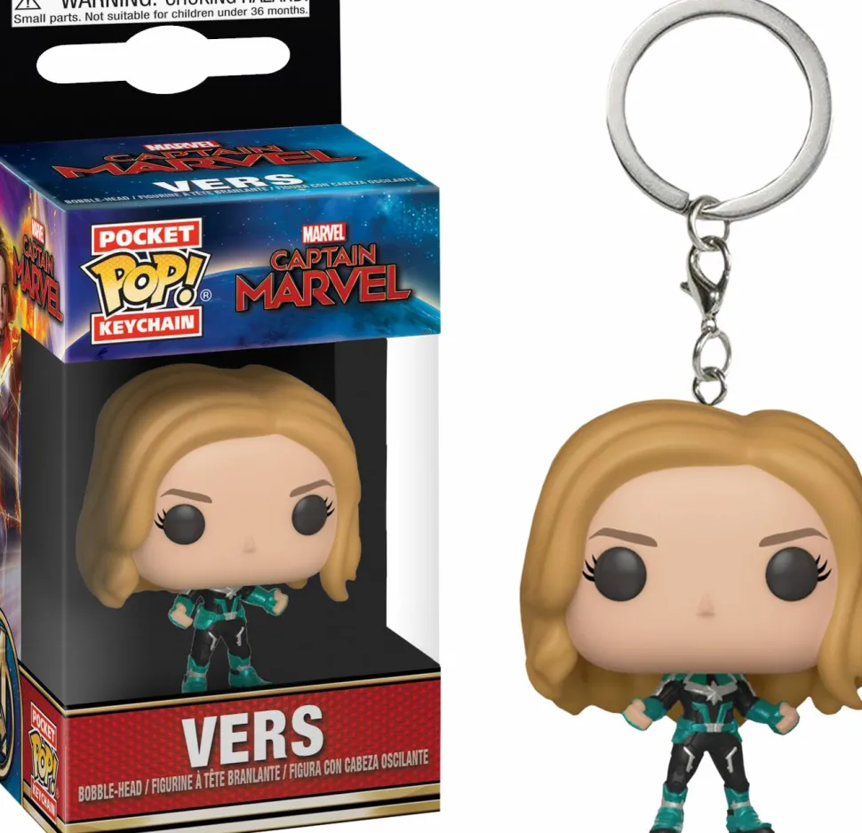 Captain Marvel (2019) - Vers Pocket Pop! Vinyl Keychain