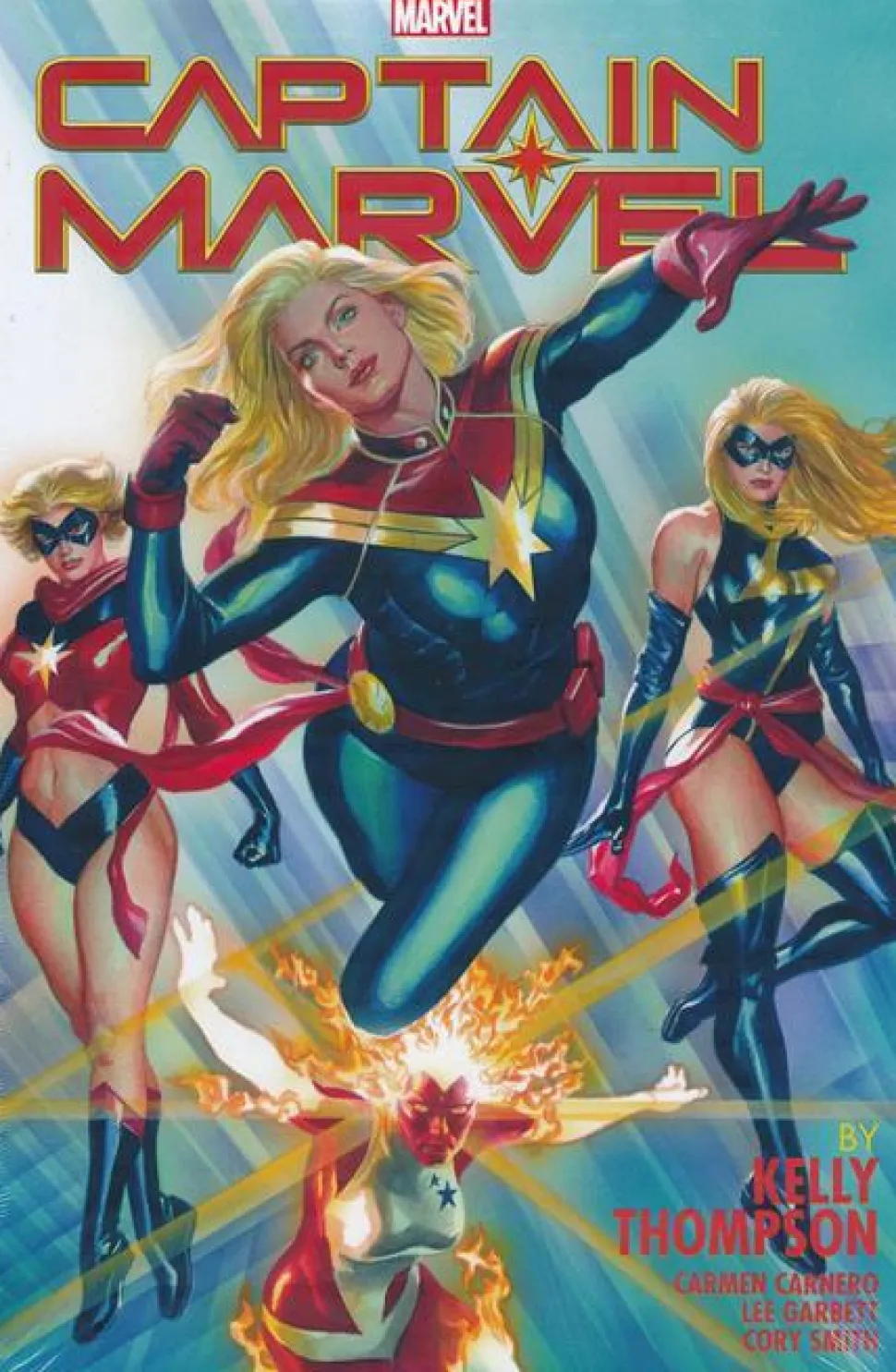 Captain Marvel - Captain Marvel by Kelly Thompson Omnibus Volume 01 Hardcover Book (DM Variant Cover)
