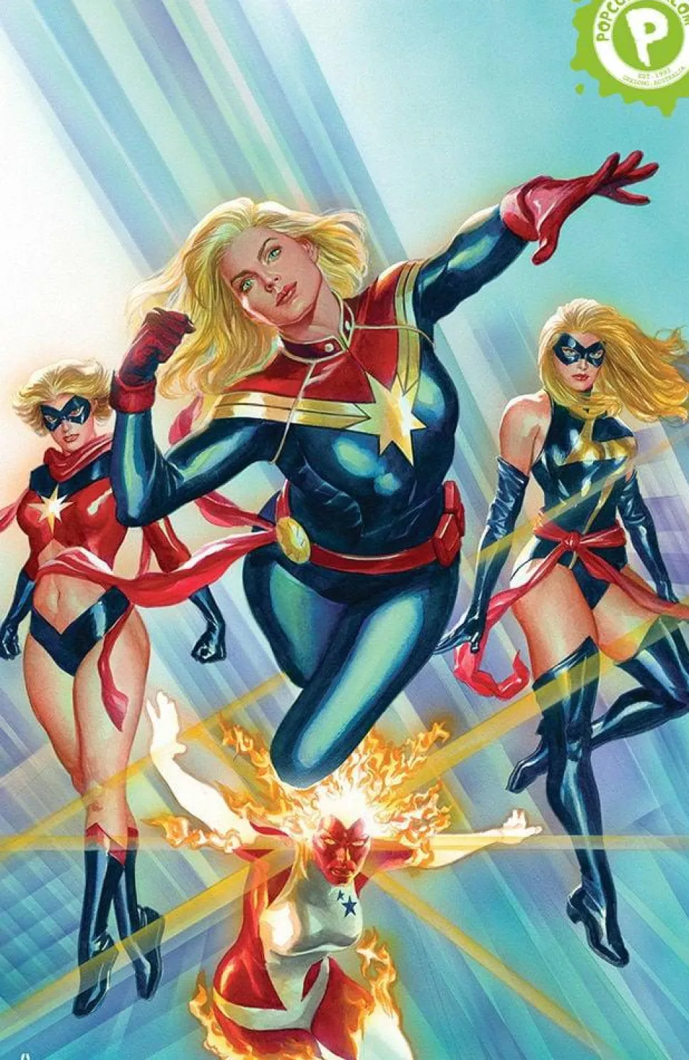 Captain Marvel - Captain Marvel #1 Fine Art Print by Alex Ross