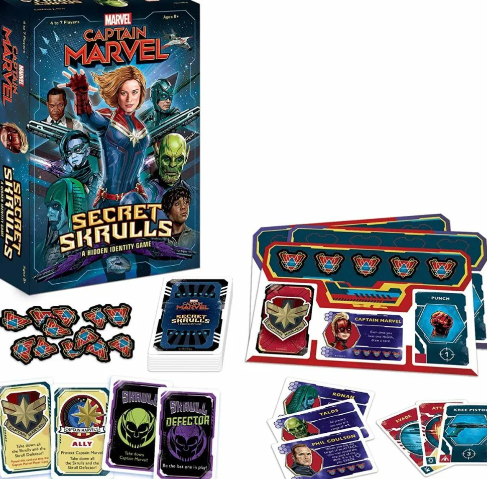 Captain Marvel - Secret Skrulls: A Hidden Identity Card Game