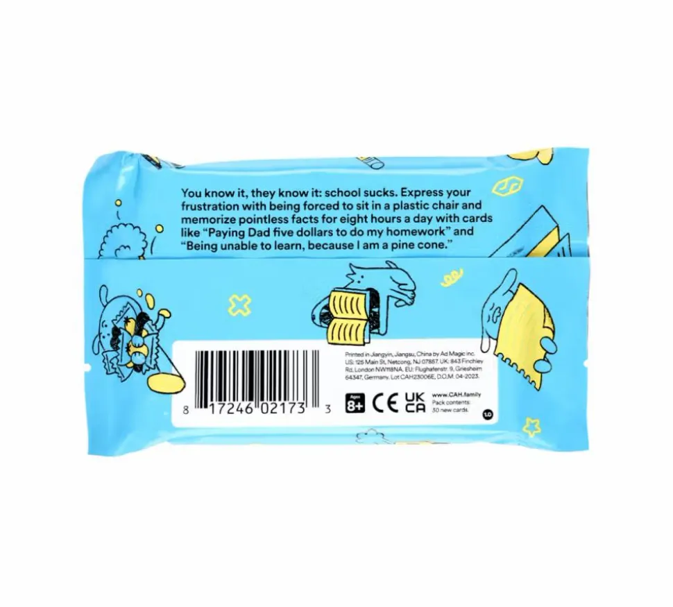 Cards Against Humanity - Family Edition School Sucks Expansion Pack (30 Cards)
