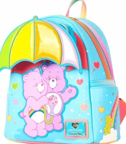 Care Bears - Rainbow 10" Faux Leather Mini Backpack