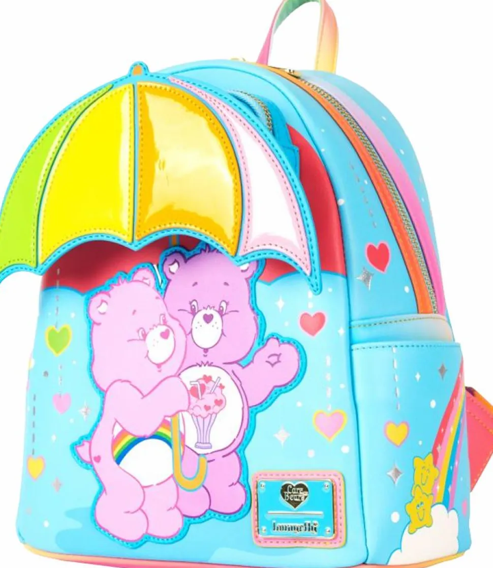 Care Bears - Rainbow 10" Faux Leather Mini Backpack