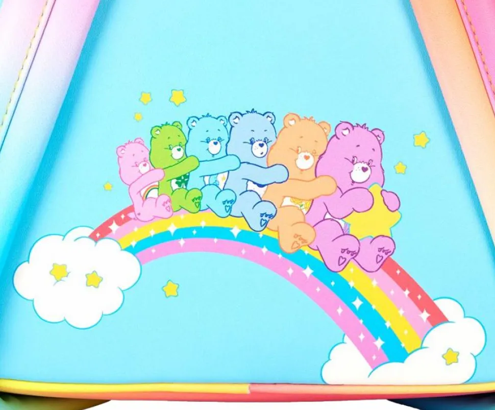 Care Bears - Rainbow 10" Faux Leather Mini Backpack