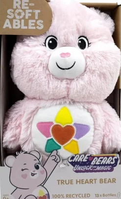 Care Bears: Unlock the Magic - True Heart Bear Re-Softables 14" Plush