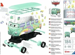 Cars - Volkswagen T1 12” 3D Jigsaw Puzzle (162 Pieces)