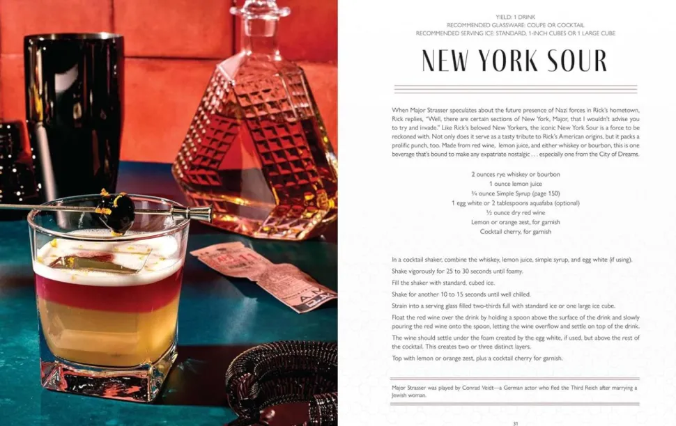 Casablanca (1942) - Casablanca Cocktails: We'll Always Have Aperitifs Hardcover Book