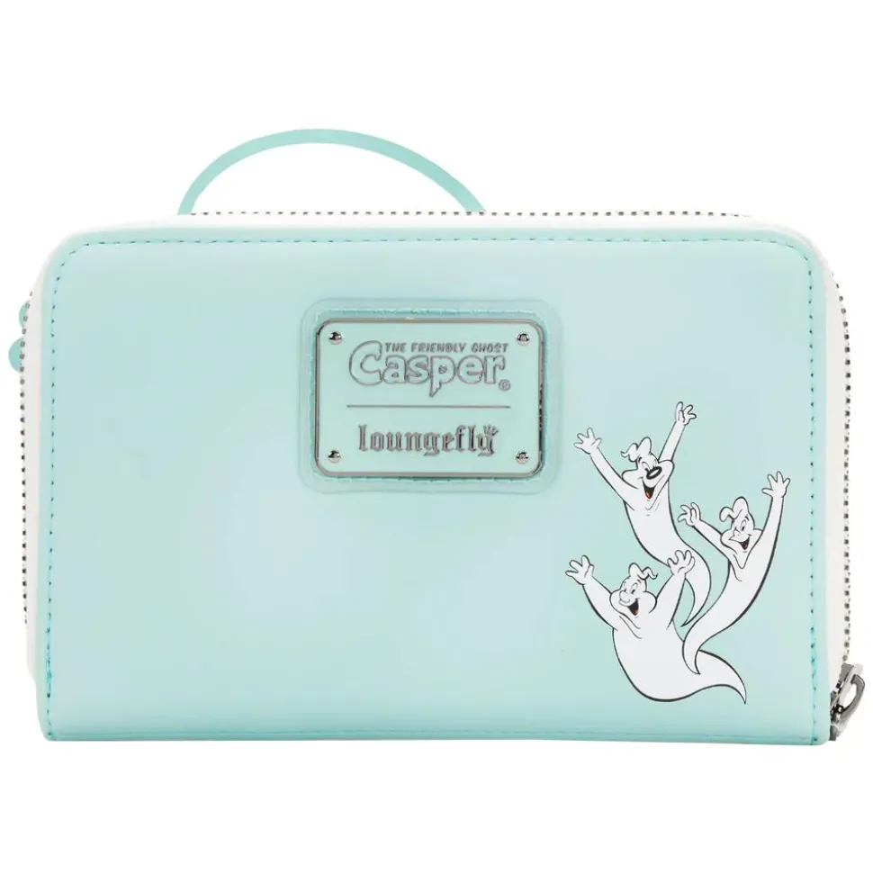 Casper the Friendly Ghost - Let’s Be Friends Glow in the Dark 4” Faux Leather Zip-Around Wallet