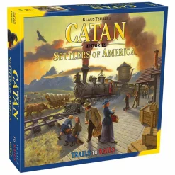 Catan - Histories: Settlers of America "Trails to Rails" Board Game
