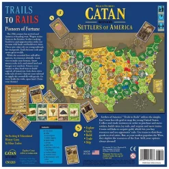 Catan - Histories: Settlers of America "Trails to Rails" Board Game