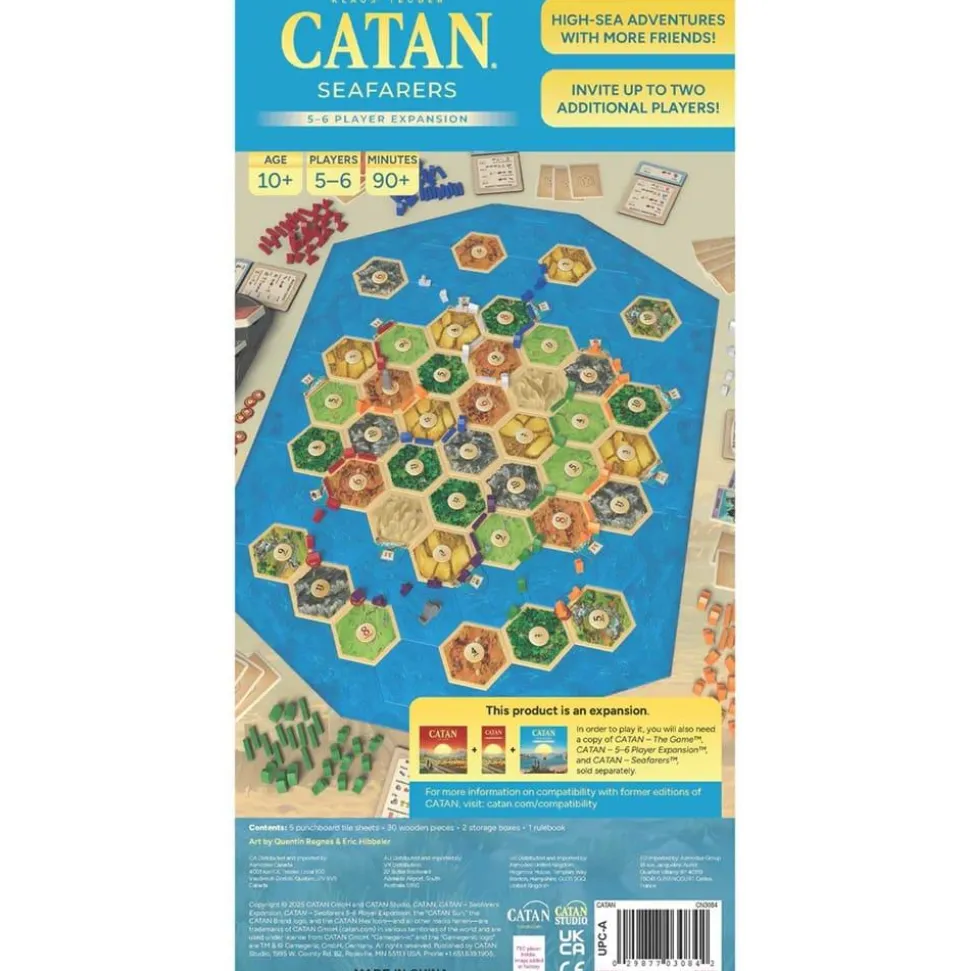 Catan - 6th Edition Seafarers 5-6 Player Board Game Expansion