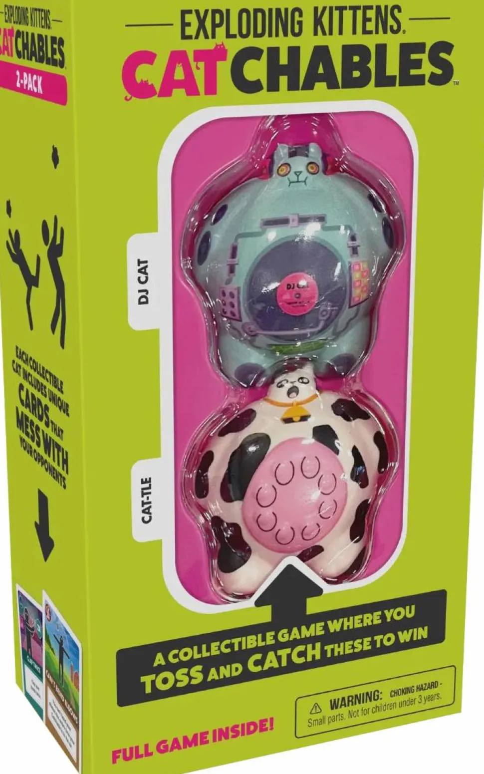 CATchables - A Collectible Toy-Tossing Game Cat-tle & DJ Cat 2-Pack
