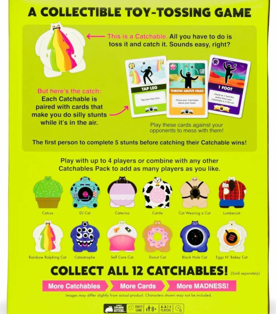 CATchables - A Collectible Toy-Tossing Game 4-Pack