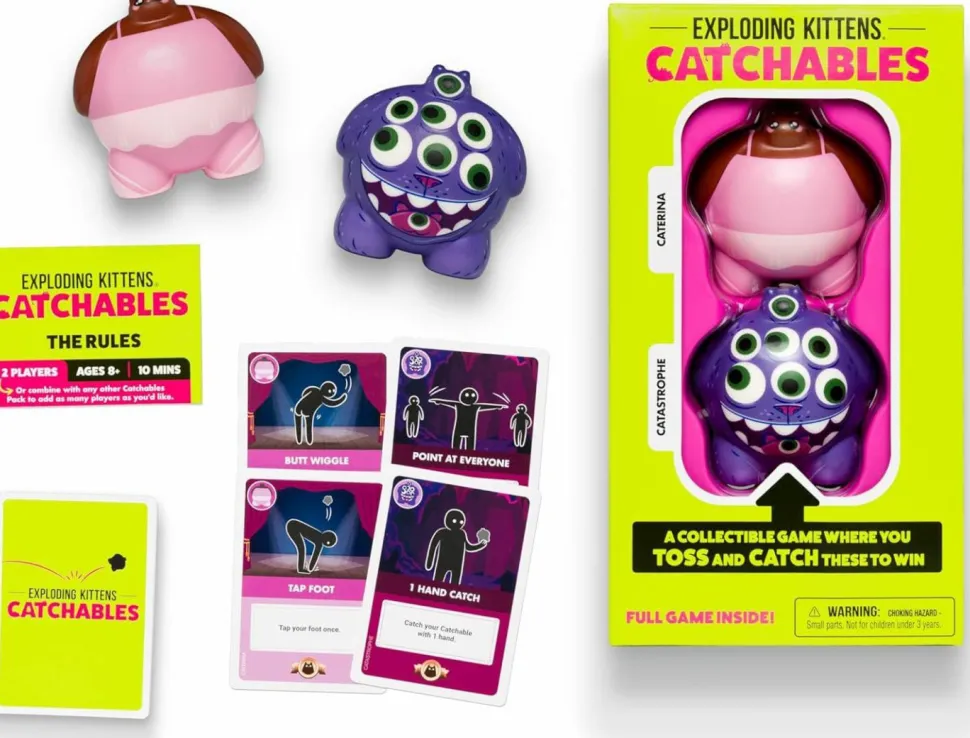 CATchables - A Collectible Toy-Tossing Game Catastrophe & Caterina 2-Pack