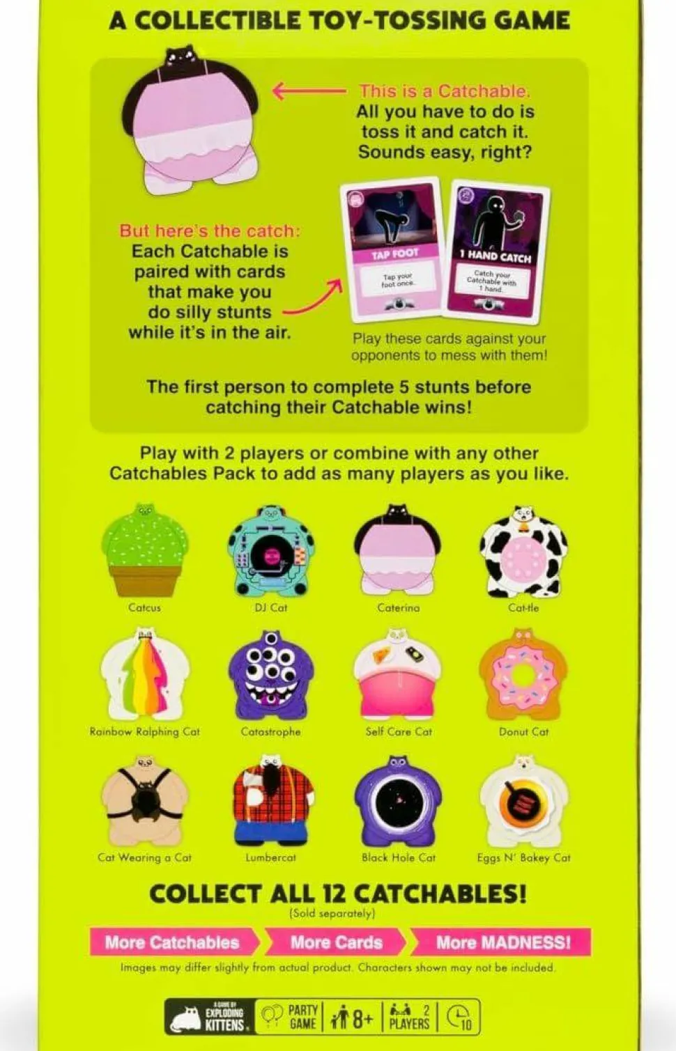 CATchables - A Collectible Toy-Tossing Game Catastrophe & Caterina 2-Pack