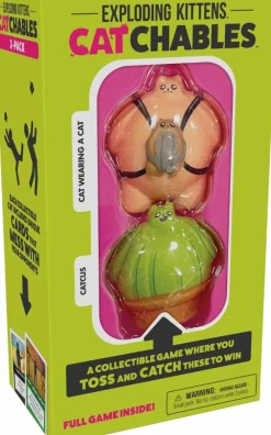 CATchables - A Collectible Toy-Tossing Game Cactus & Cat Wearing A Cat 2-Pack