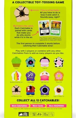 CATchables - A Collectible Toy-Tossing Game Cactus & Cat Wearing A Cat 2-Pack