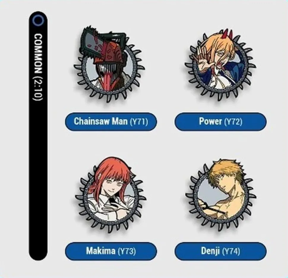 Chainsaw Man - Series 1 FiGPiN Mystery Blind Box Mini Enamel Pin (Single Unit)