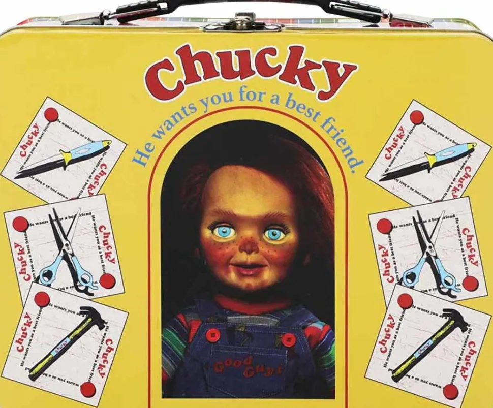 Child's Play (1988) - Chucky Good Guys Large Tin Tote / Lunch Box
