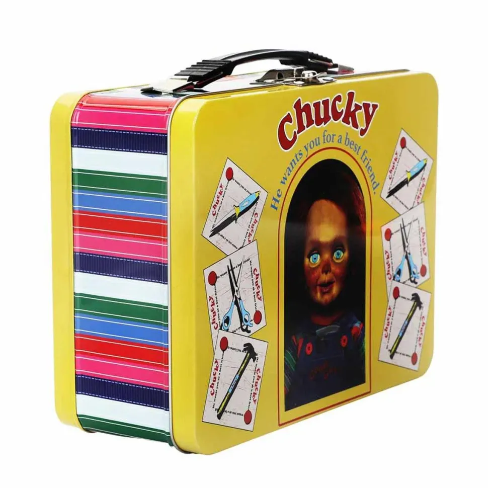 Child's Play (1988) - Chucky Good Guys Large Tin Tote / Lunch Box