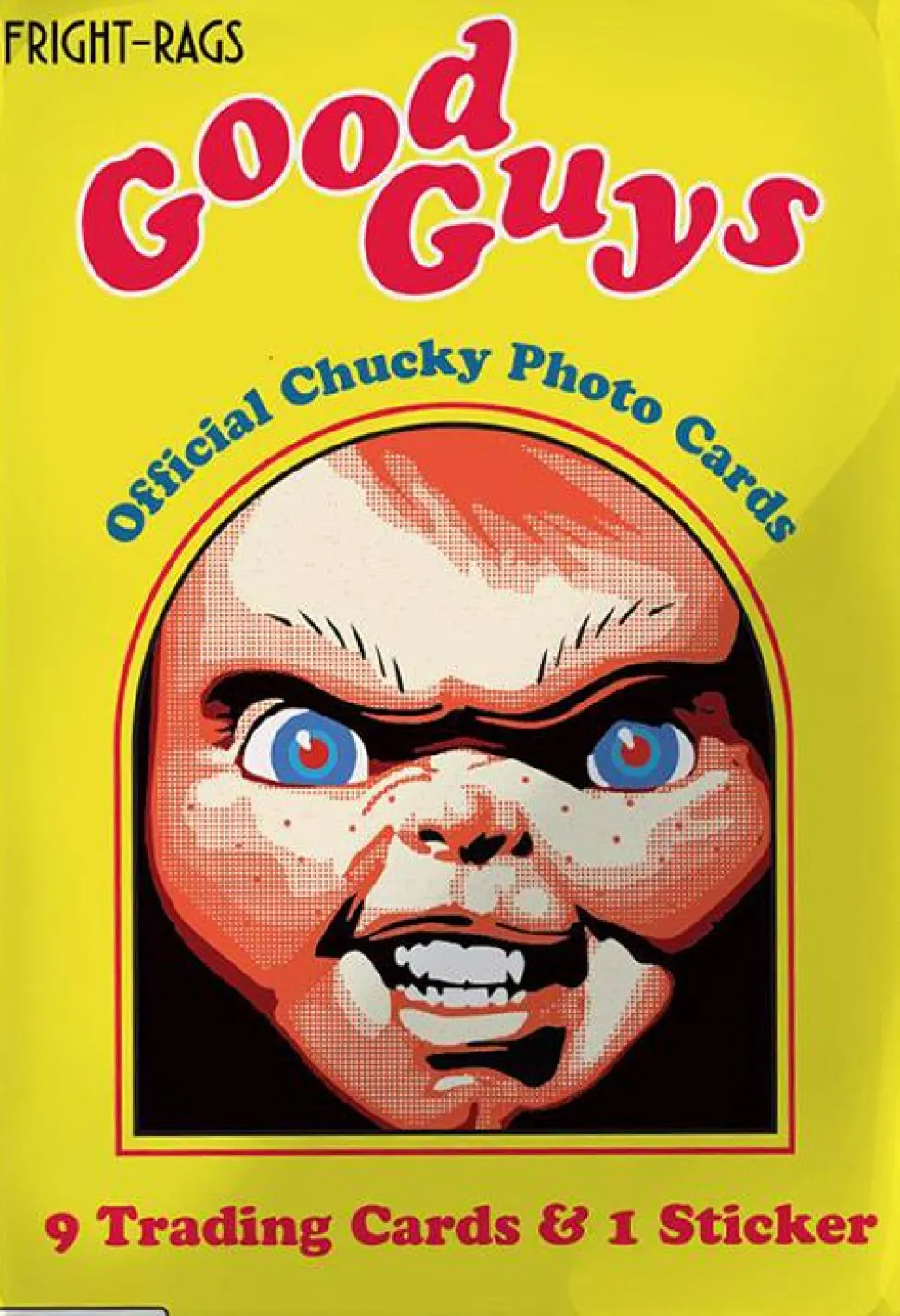 Child's Play - Good Guys Official Chucky Photo Cards Fright-Rags Trading Cards Wax Pack (Display of 24)