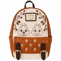 Chip 'n' Dale - Acorn Quilted 10" Faux Leather Mini Backpack