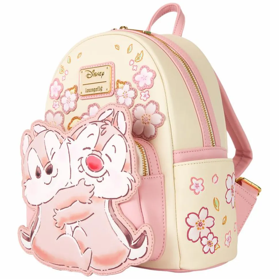Chip 'n' Dale - Cherry Blossom 10" Faux Leather Mini Backpack