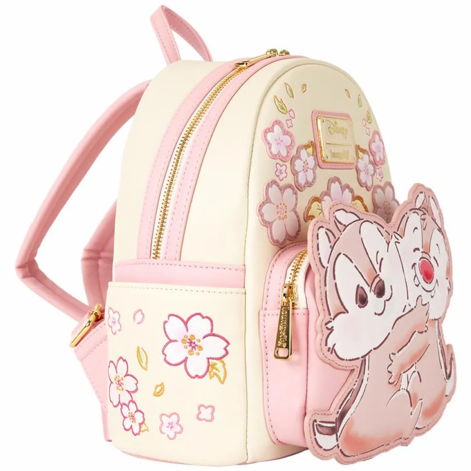 Chip 'n' Dale - Cherry Blossom 10" Faux Leather Mini Backpack
