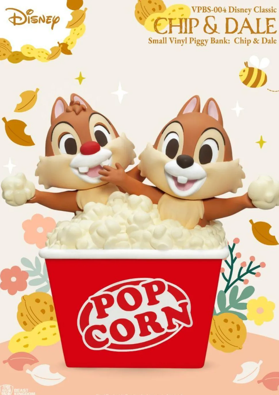 Chip 'n Dale: Rescue Rangers (1989) - Chip & Dale Small 9" Vinyl Piggy Bank