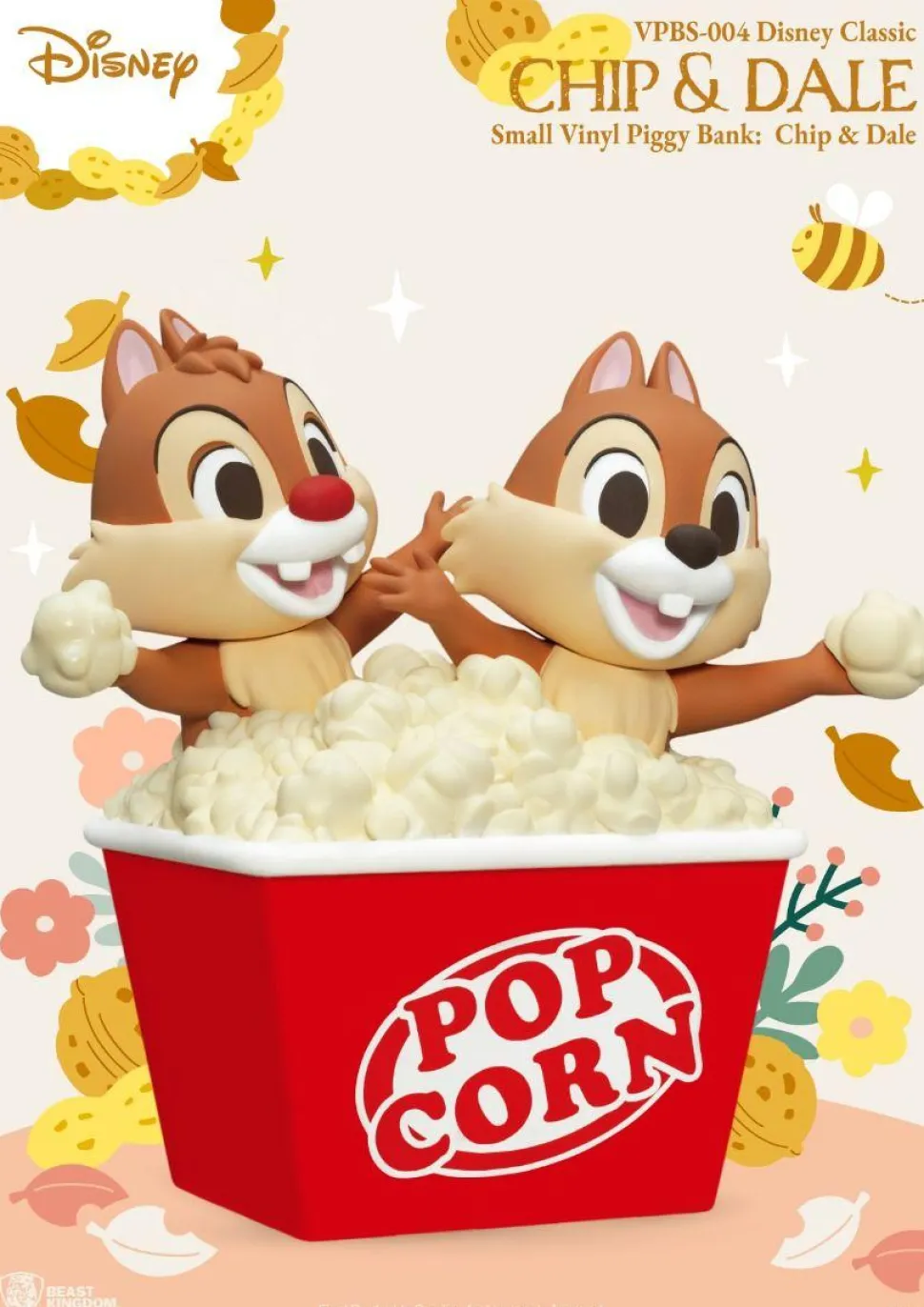 Chip 'n Dale: Rescue Rangers (1989) - Chip & Dale Small 9" Vinyl Piggy Bank