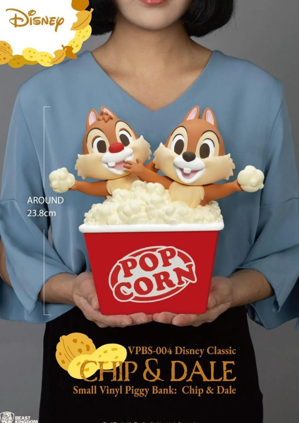 Chip 'n Dale: Rescue Rangers (1989) - Chip & Dale Small 9" Vinyl Piggy Bank