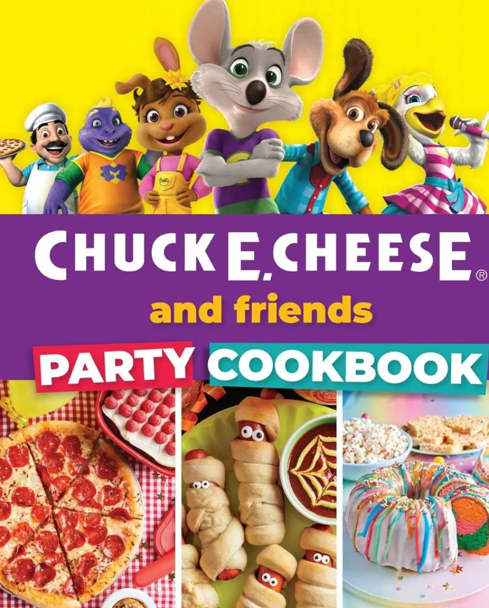 Chuck E. Cheese and Friends - Party Cookbook Hardcover Book
