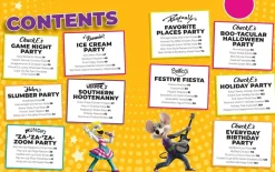 Chuck E. Cheese and Friends - Party Cookbook Hardcover Book