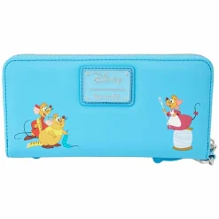 Cinderella (1950) - Cinderella Lenticular Princess Series 4” Faux Leather Zip-Around Wristlet