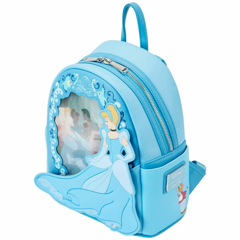 Cinderella (1950) - Cinderella Lenticular Princess Series 10” Faux Leather Mini Backpack