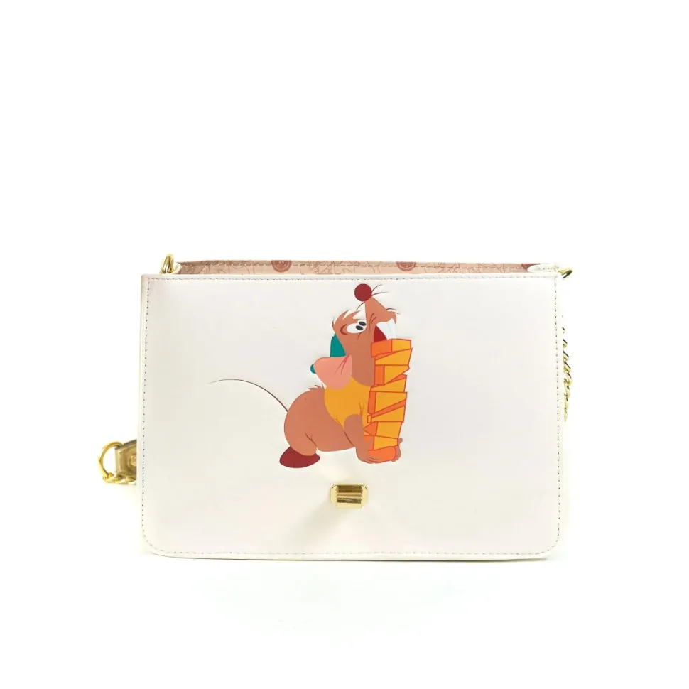 Cinderella (1950) - Jaq & Gus 7” Faux Leather Crossbody Bag