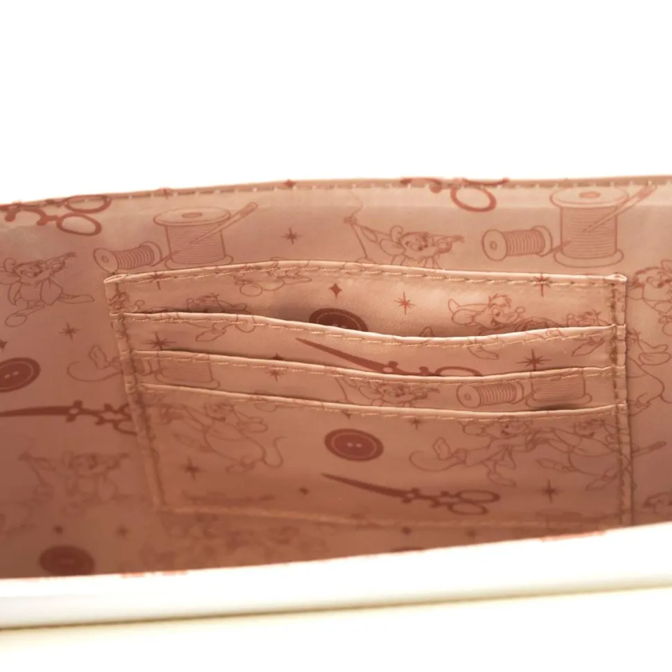 Cinderella (1950) - Jaq & Gus 7” Faux Leather Crossbody Bag