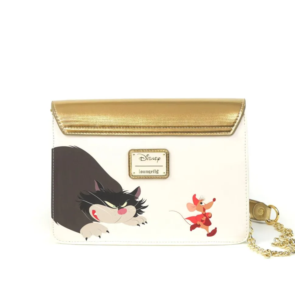 Cinderella (1950) - Jaq & Gus 7” Faux Leather Crossbody Bag