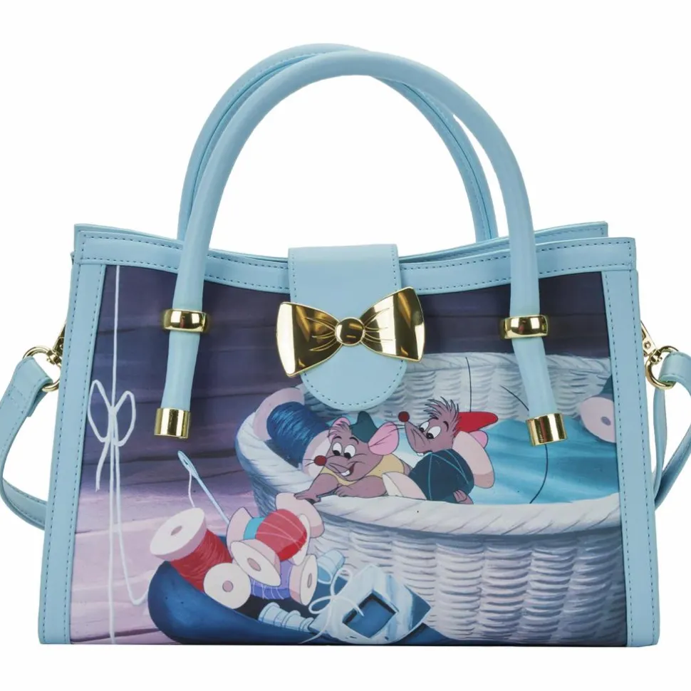 Cinderella (1950) - Scenes 9” Faux Leather Crossbody Bag