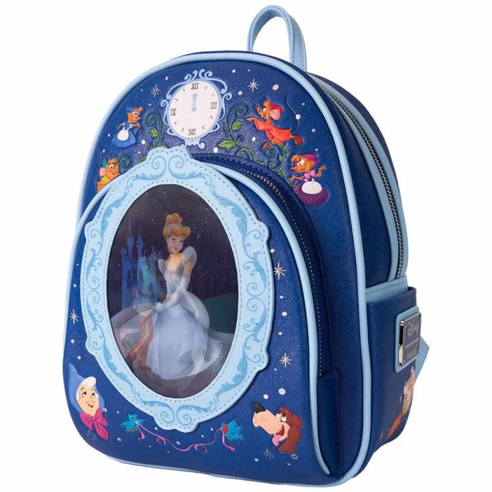 Cinderella (1950) - 75th Anniversary Royal Ball Lenticular 10" Faux Leather Mini Backpack