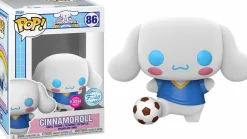 Cinnamoroll with Soccer Ball Flocked Pop! Vinyl Figure