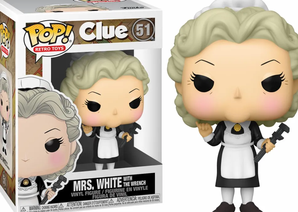 Clue - Mrs. White Pop! Vinyl Figure