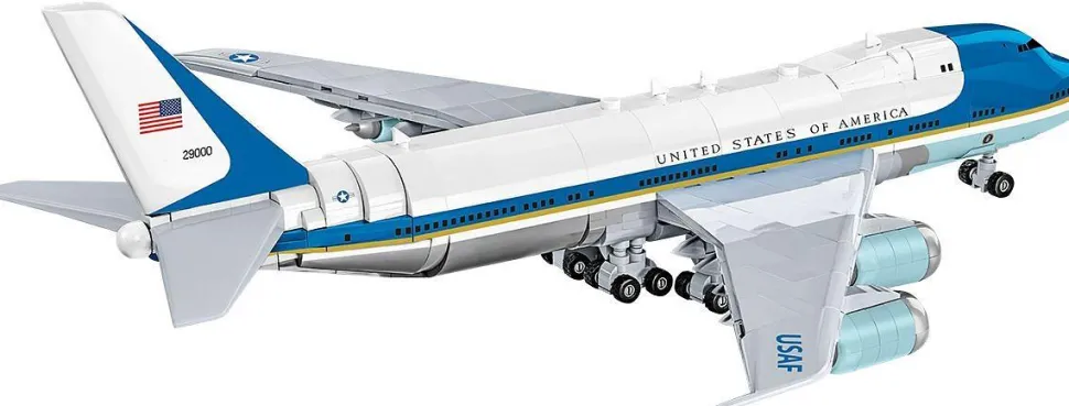 Cobi - Boeing 747 Air Force One 1/144th Scale Building Block Construction Set (1087 Pieces)