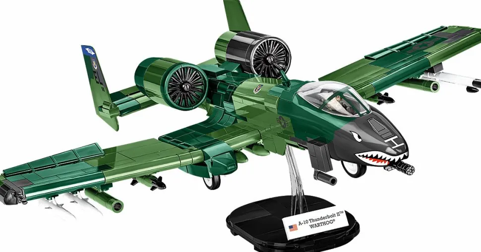 Cobi: Armed Forces - A-10 Thunderbolt II Warthog Attack Aircraft 1/48th Scale Building Block Construction Set (667 Pieces)