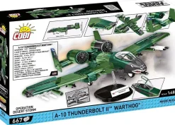 Cobi: Armed Forces - A-10 Thunderbolt II Warthog Attack Aircraft 1/48th Scale Building Block Construction Set (667 Pieces)